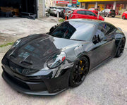 DRY CARBON Front Fenders for Porsche 911 992.1 Carrera 2019 - 2025
Set includes:

Front Fenders
Material: Dry Carbon

NOTE: Professional installation is required.