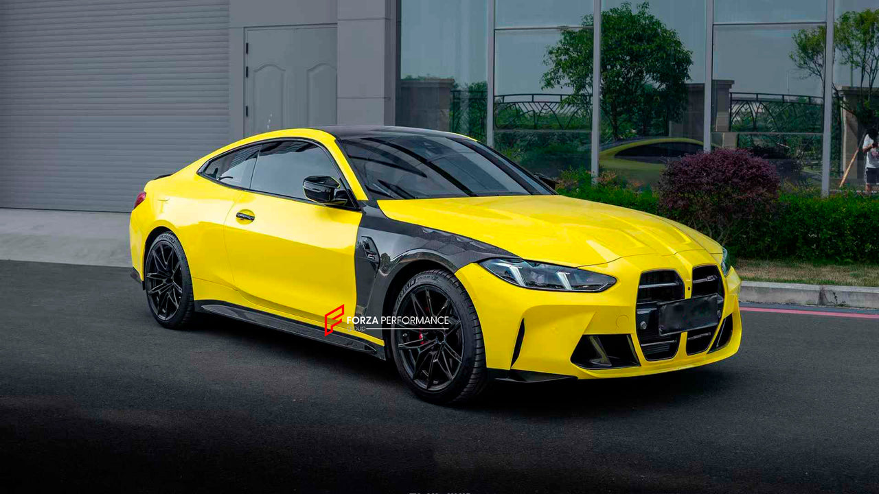 DRY CARBON FRONT FENDERS REPLACEMENT for BMW G8X M3 M4 2020+

Set includes:

Front Fenders

Material: Carbon Fiber

NOTE: Professional installation is required.

CONTACT US FOR PRICING