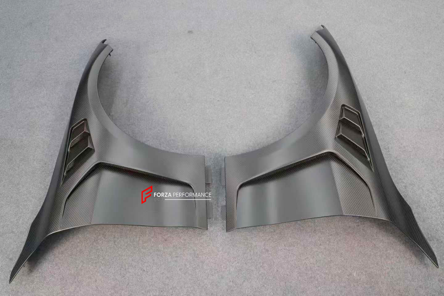 DRY CARBON FRONT FENDERS REPLACEMENT for BMW M3 G80 G81 M4 G82 G83 2020+

Set includes:

Front Fenders

Material: Carbon Fiber

NOTE: Professional installation is required.