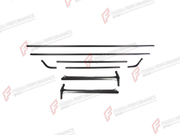 DRY CARBON FRONT ROOF TRIM STRIP WITH A-PILLAR COVERS for MERCEDES-BENZ G-CLASS W465 G63 G450D G500 G550 2025+

Set includes:
Front Roof Trim Strip
A-Pillar Covers

Material: Dry Carbon

NOTE: Professional installation is required.