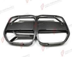 DRY CARBON FRONT GRILLE CSL STYLE WITH ACC for BMW 4 SERIES G22 G23 2021+