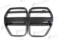 DRY CARBON FRONT GRILLE for BMW M3 G80 2021+ V Style
Set includes:

Front Grille
Material: Dry Carbon

NOTE: For G80 M3 only. Professional installation is required.