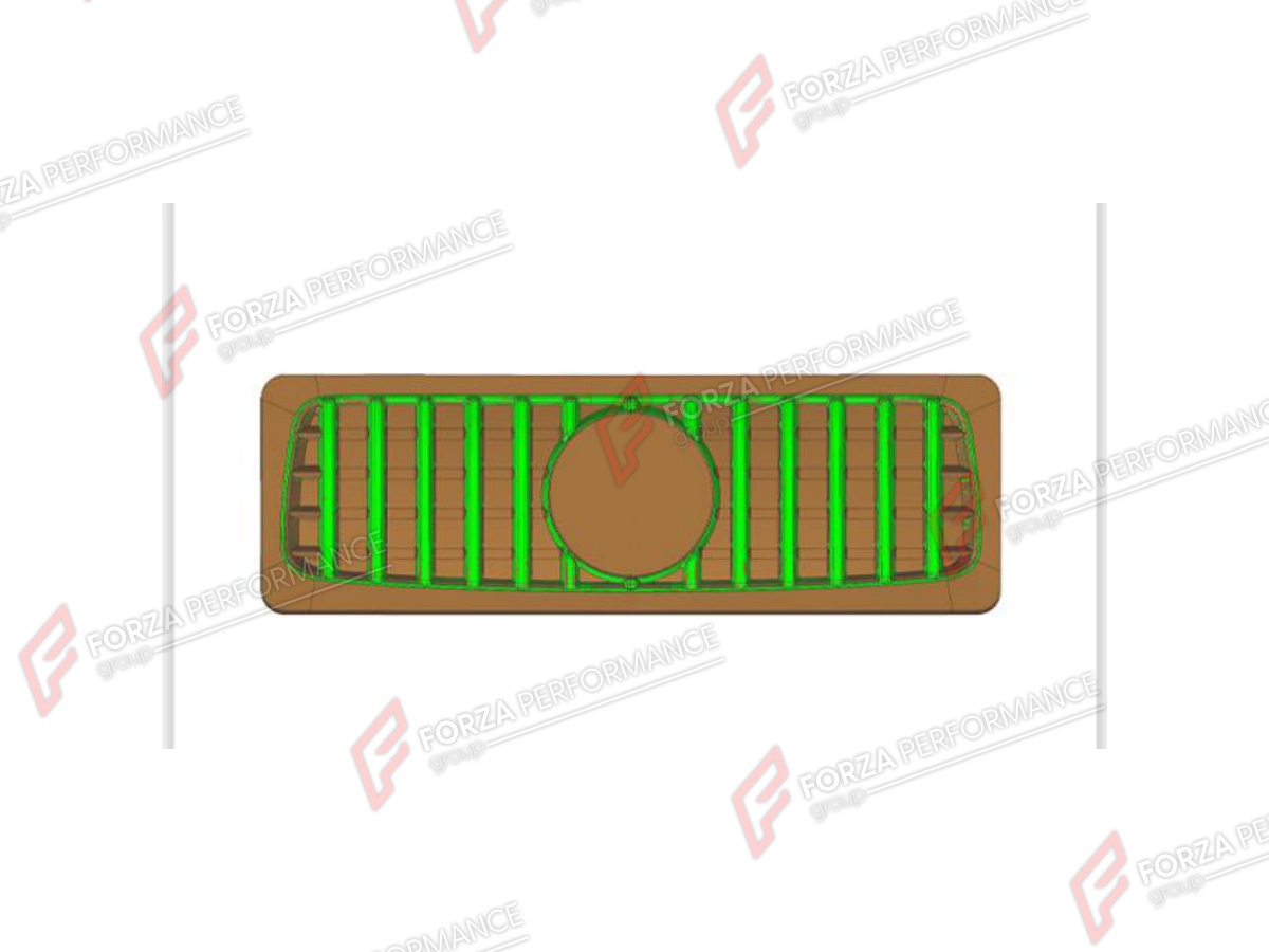 DRY CARBON FRONT GRILLE for MERCEDES-BENZ G-CLASS W465 2024+

Set includes:
Front Grille

Material: Dry Carbon

NOTE: Professional installation is required.