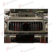 DRY CARBON FRONT GRILLE TRIM STRIPS for MERCEDES-BENZ G-CLASS W464 G63 2019 - 2024

Set includes:
Front Grille Trim Strips

Material: Dry Carbon

NOTE: Professional installation is required.