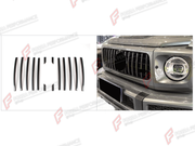 DRY CARBON FRONT GRILLE TRIM STRIPS for MERCEDES-BENZ G-CLASS W464 2019 - 2024

Set includes:
Front Grille Trim Strips

Material: Dry Carbon

NOTE: Professional installation is required.