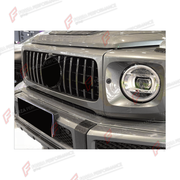 DRY CARBON FRONT GRILLE TRIM STRIPS for MERCEDES-BENZ G-CLASS W464 2019 - 2024

Set includes:
Front Grille Trim Strips

Material: Dry Carbon

NOTE: Professional installation is required.