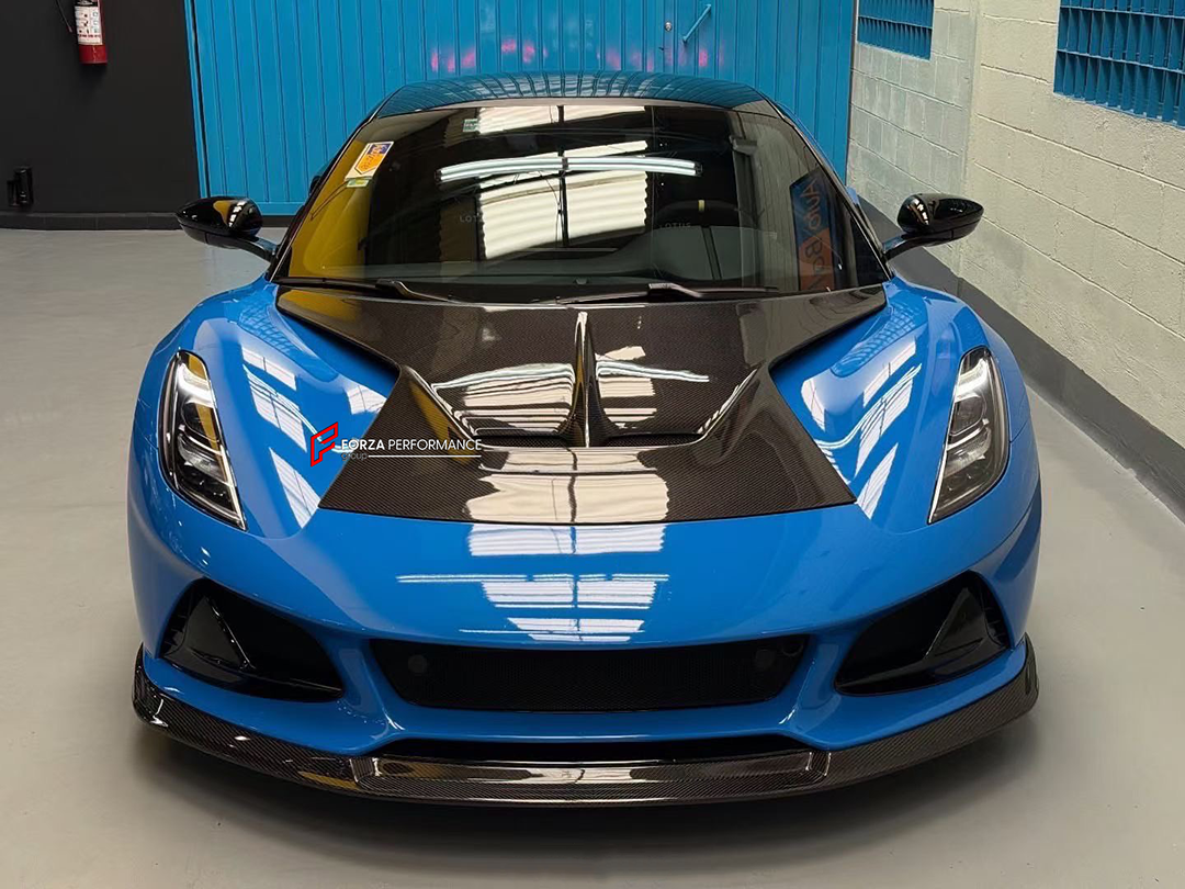 DRY CARBON FRONT LID HOOD BONNET WITH SIDE AIR INTAKE TRIM for LOTUS EMIRA 2022+

Set includes:

Hood / Bonnet / Lid
Side Air Intake Trim

Material: Dry Carbon

Note: Professional installation is required.

CONTACT US FOR PRICING