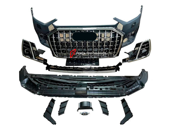 BODY KIT for AUDI A8 D5 FACELIFT 2022+

Set includes:

Front Lip
Front Bumper

Front Bumper Mash
Front Grille

Rear Diffuser
Exhaust Tips

Material: Plastic

Note: Professional installation required

Payment ►
Visa
Mastercard
PayPal with a credit card (add 4.4% at checkout)
Payoneer
Cryptocurrency
Shipment ►
By express DHL/UPS/TNT/FedEx
To the local international airport
Special line by air
Special line by the sea
To Europe and the UK by train

Please let us know which shipping option you prefer.