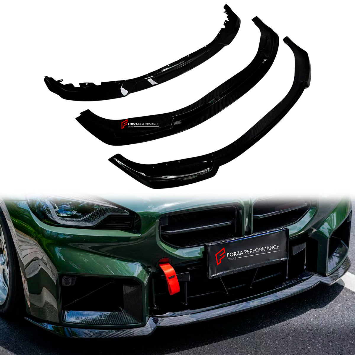 Dry Carbon Front Lip for BMW M2 G87 2023+
Set includes:

Front Lip
Material: Dry Carbon

NOTE: Professional installation is required.
