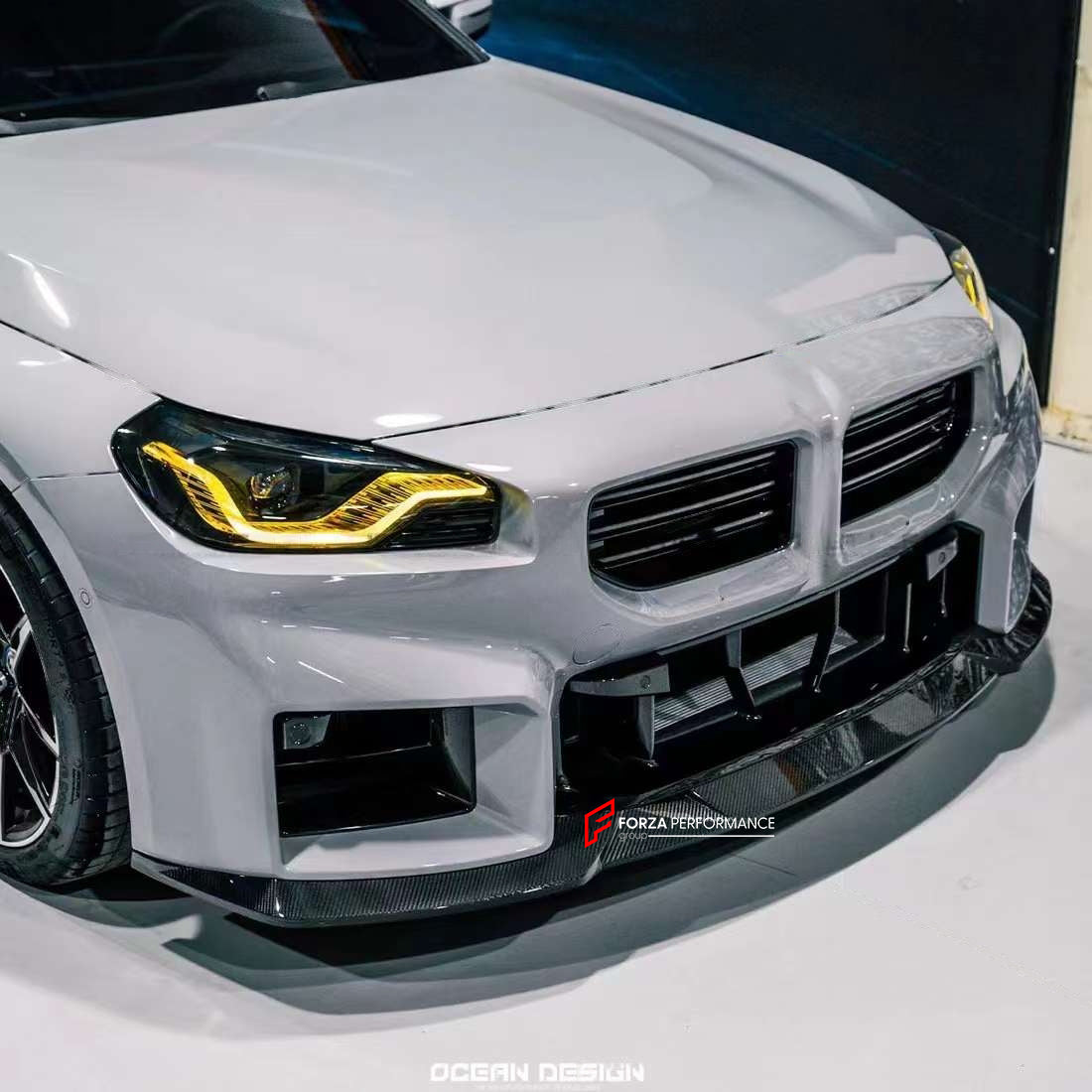 DRY CARBON FRONT LIP FOR BMW M2 G87 2-SERIES G42