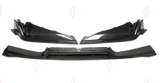 DRY CARBON FRONT LIP for BMW M3 G80 2021+ FORZA PERFORMANCE Custom Fit YG Style
Set includes:

Front Lip
Material: Dry Carbon

NOTE: For G80 M3 only. Professional installation is required.
