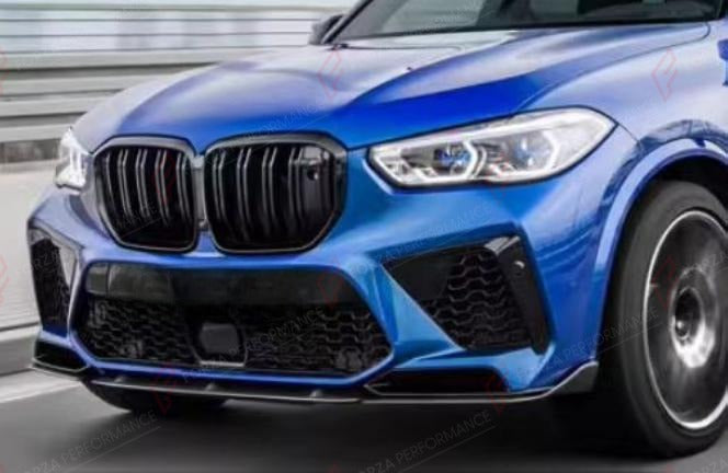 DRY CARBON FRONT LIP for BMW X5M F95 PRE LCI 2020 - 2023 ST Style
Set includes:

Front Lip
Material: Dry Carbon

NOTE: Add-on type - installs over the original part. Professional installation is required.