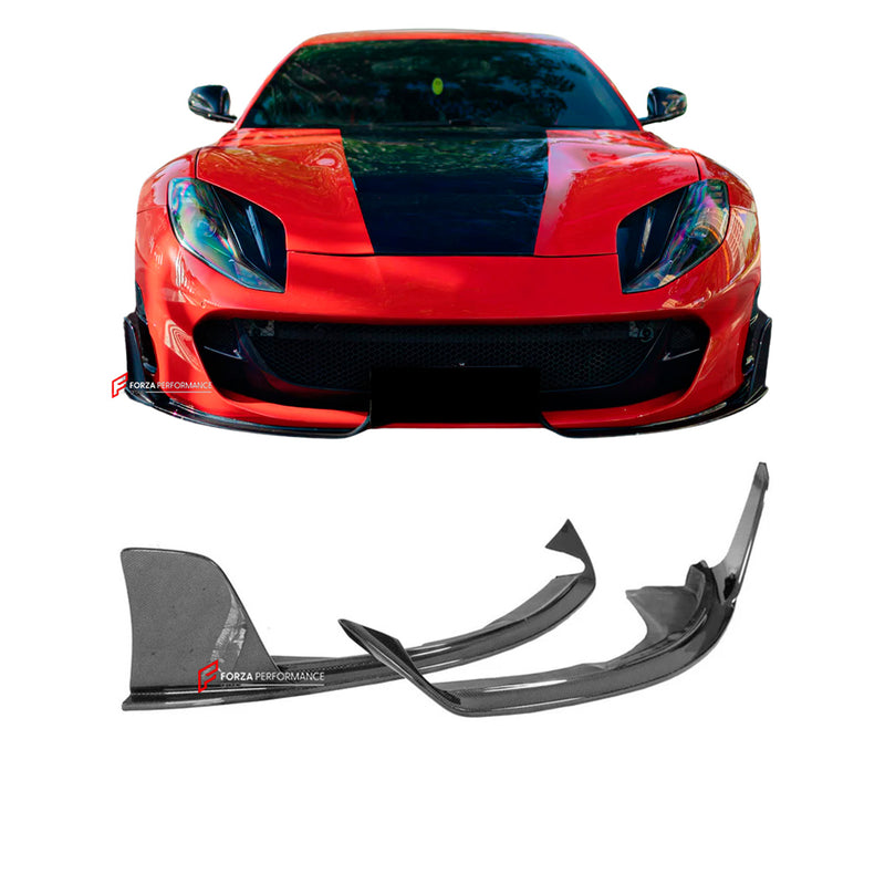 DRY CARBON FRONT LIP for FERRARI 812 SUPERFAST GTS 2017 - 2024