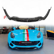 DRY CARBON FRONT LIP for FERRARI F12 BERLINETTA 2012 - 2017 FORZA PERFORMANCE custom fit DMC Style

Set includes:
Front Lip

Material: Dry Carbon

NOTE: Professional installation is required.