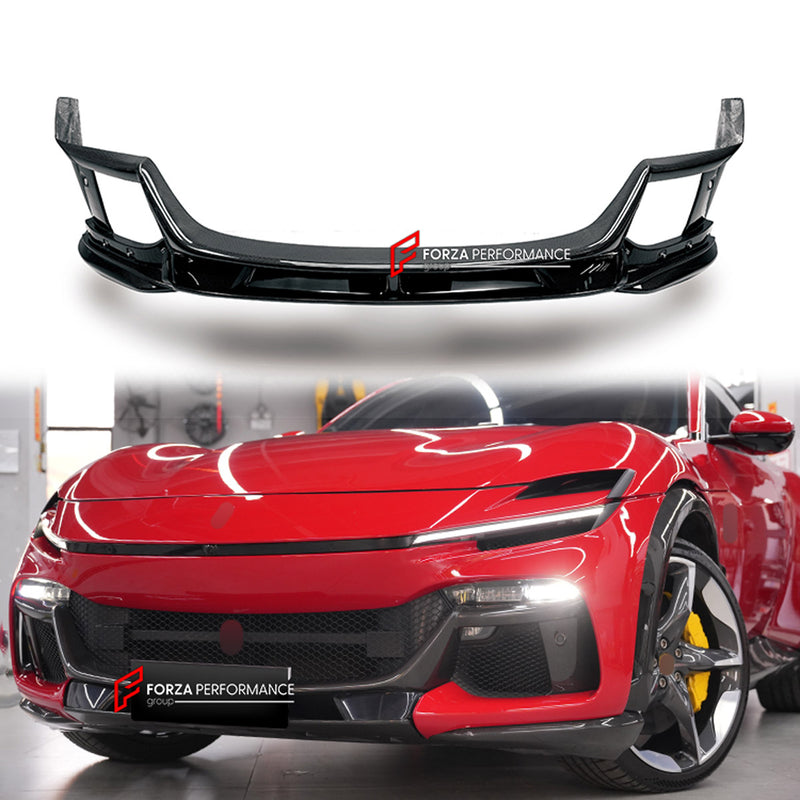 DRY CARBON FRONT LIP for FERRARI PUROSANGUE 2023+