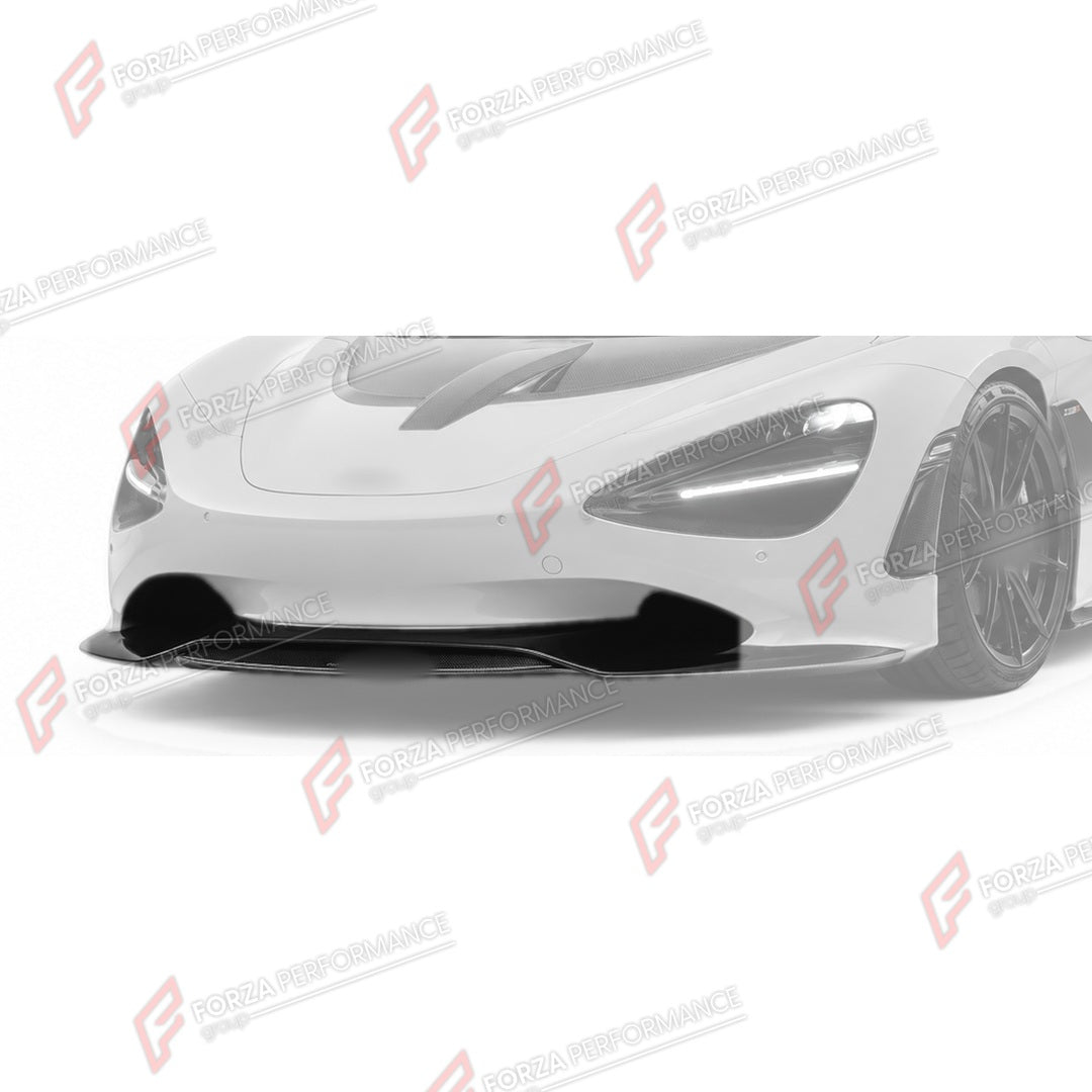DRY CARBON FRONT LIP for MCLAREN 750S 2023+

Set includes:
Front Lip

Material: Dry Carbon

NOTE: Professional installation is required.