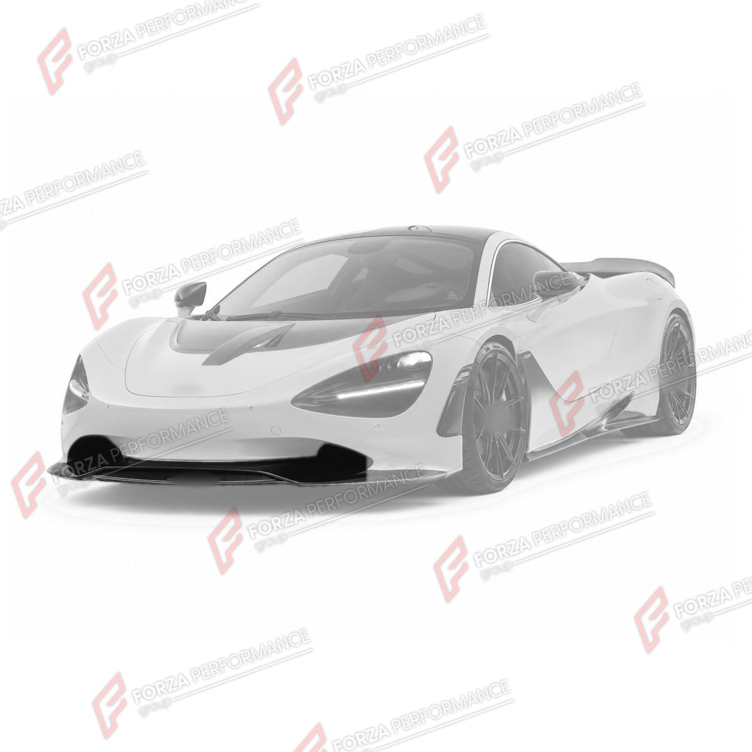 DRY CARBON FRONT LIP for MCLAREN 750S 2023+

Set includes:
Front Lip

Material: Dry Carbon

NOTE: Professional installation is required.