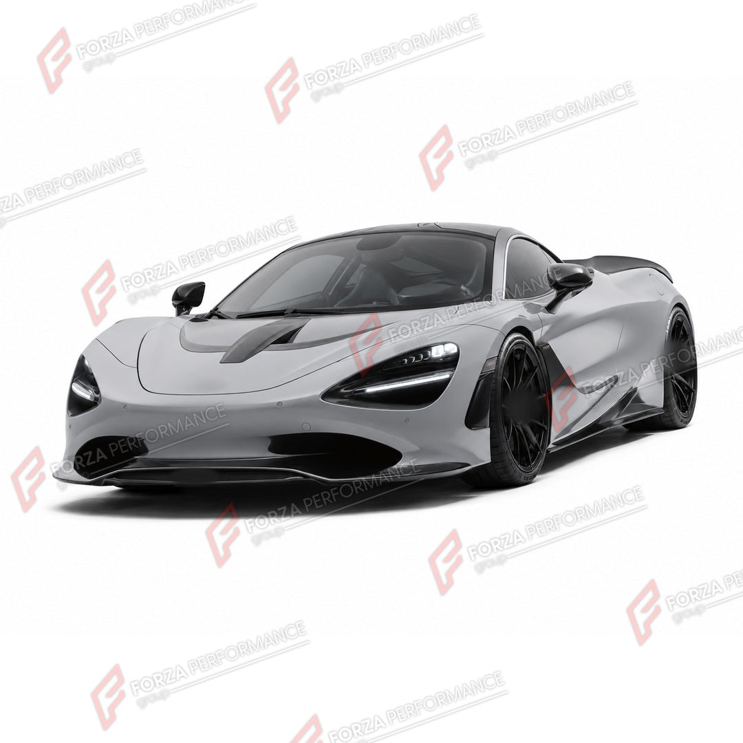 DRY CARBON FRONT LIP for MCLAREN 750S 2023+

Set includes:
Front Lip

Material: Dry Carbon

NOTE: Professional installation is required.