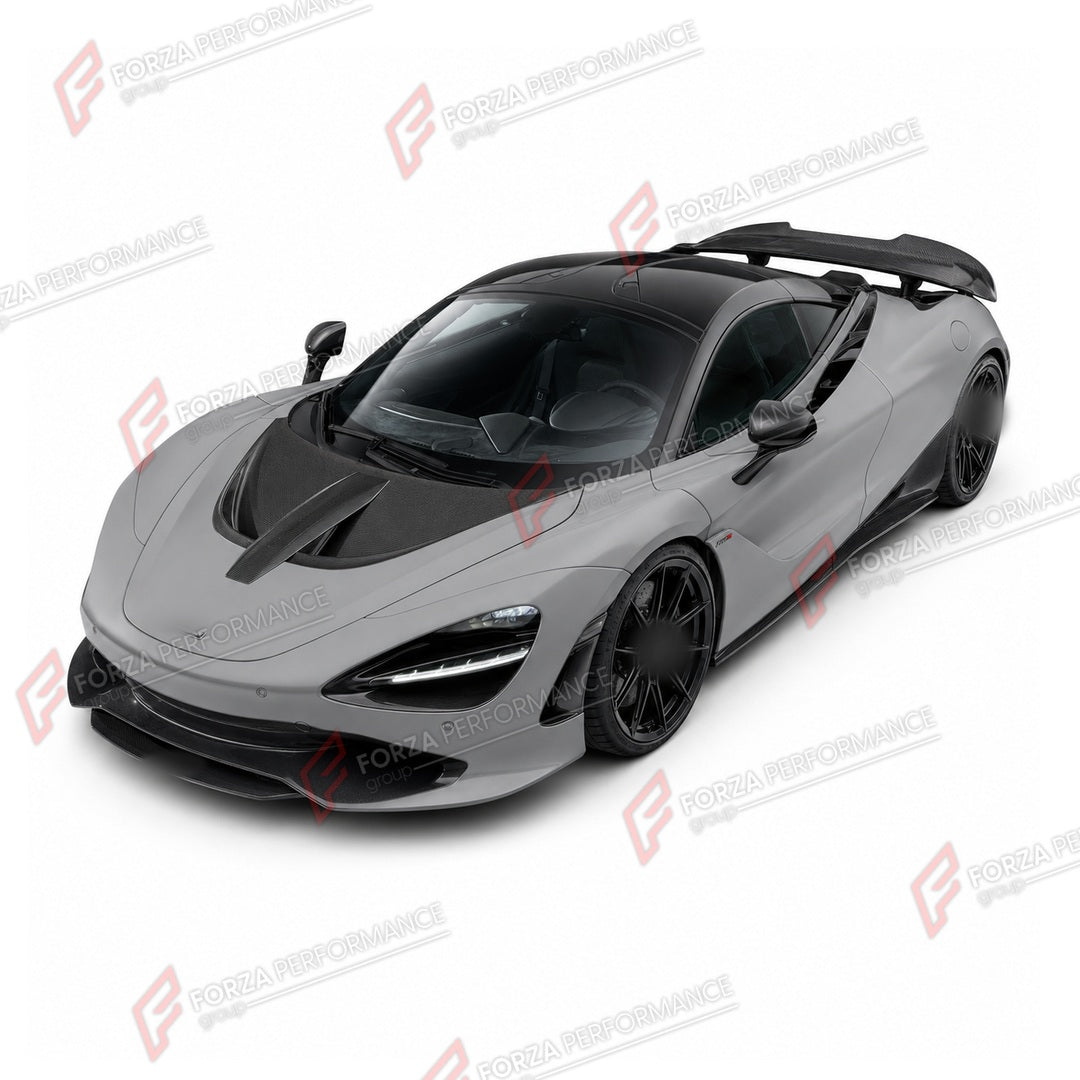 DRY CARBON FRONT LIP for MCLAREN 750S 2023+

Set includes:
Front Lip

Material: Dry Carbon

NOTE: Professional installation is required.