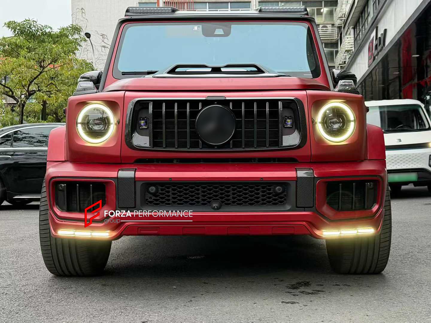 DRY CARBON FRONT LIP for MERCEDES BENZ G CLASS G63 AMG W465 2025+ custom fit WIDESTAR