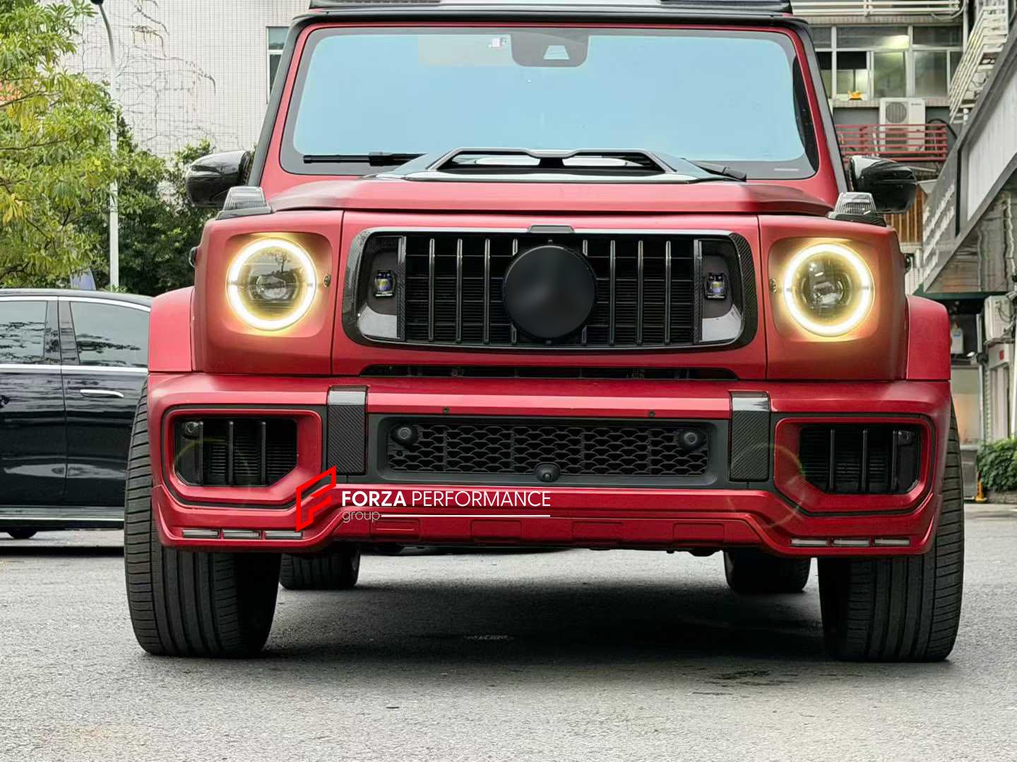 DRY CARBON FRONT LIP for MERCEDES BENZ G CLASS G63 AMG W465 2025+ custom fit WIDESTAR