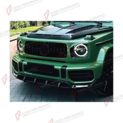 DRY CARBON FRONT LIP for MERCEDES-BENZ G-CLASS W464 2019 - 2024 FORZA PERFORMANCE custom fit Shark Style

Set includes:
Front Lip

Material: Dry Carbon

NOTE: Professional installation is required.