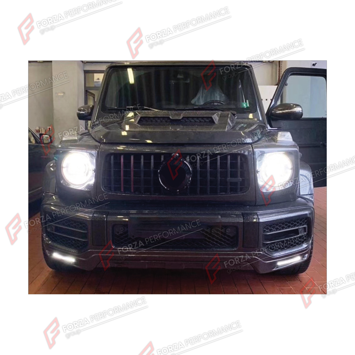 DRY CARBON FRONT LIP for MERCEDES-BENZ G-CLASS W464 G63 2019 - 2024

Set includes:
Front Lip

Material: Dry Carbon

NOTE: Professional installation is required.