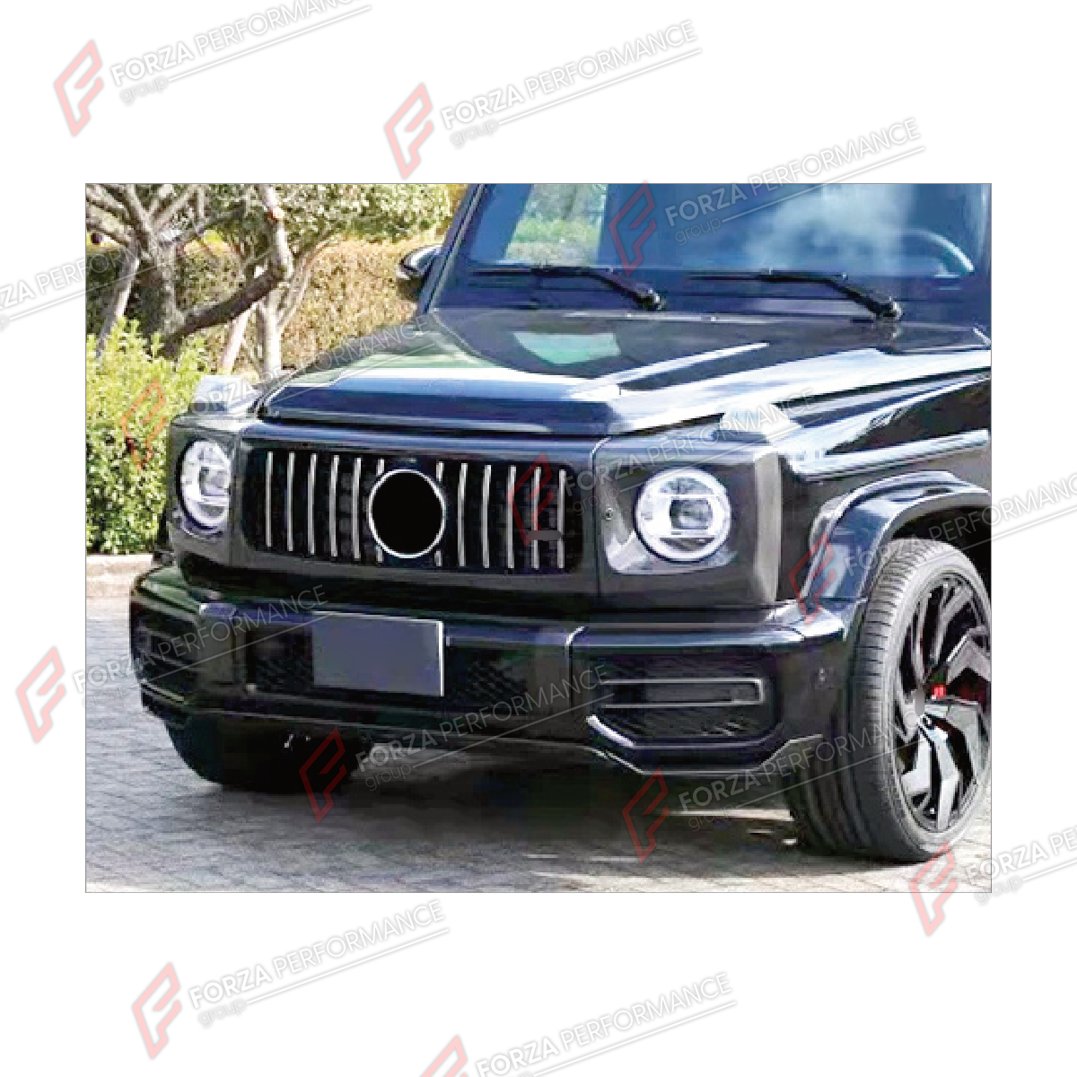 DRY CARBON FRONT LIP for MERCEDES-BENZ G-CLASS W464 G63 2019 - 2024 FORZA PERFORMANCE custom fit JCW Style

Set includes:
Front Lip

Material: Dry Carbon

NOTE: Professional installation is required.