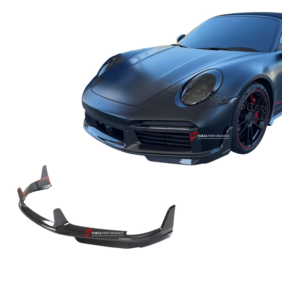 DRY CARBON FRONT LIP for PORSCHE 911 992 TURBO S 2019 - 2023 FORZA PERFORMANCE Custom Fit
Set includes:

Front Lip
Material: Dry Carbon

NOTE: Professional installation is required.

Why “Contact Us for Pricing”?
We don’t display fixed prices because our goal is to offer you the most competitive deal possible. Product costs often decrease over time, and by requesting a quote, you’ll receive our most up-to-date price on market.

SECURED PAYMENT METHODS
PayPal (+4.4% fee)
Visa / Mastercard / American Express 