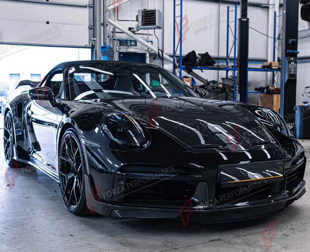 DRY CARBON FRONT LIP for PORSCHE 911 992 TURBO S 2019 - 2023 FORZA PERFORMANCE Custom Fit
Set includes:

Front Lip
Material: Dry Carbon

NOTE: Professional installation is required.

Why “Contact Us for Pricing”?
We don’t display fixed prices because our goal is to offer you the most competitive deal possible. Product costs often decrease over time, and by requesting a quote, you’ll receive our most up-to-date price on market.

SECURED PAYMENT METHODS
PayPal (+4.4% fee)
Visa / Mastercard / American Express 