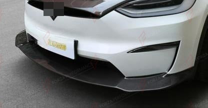 DRY CARBON FRONT LIP for TESLA MODEL X 2022+