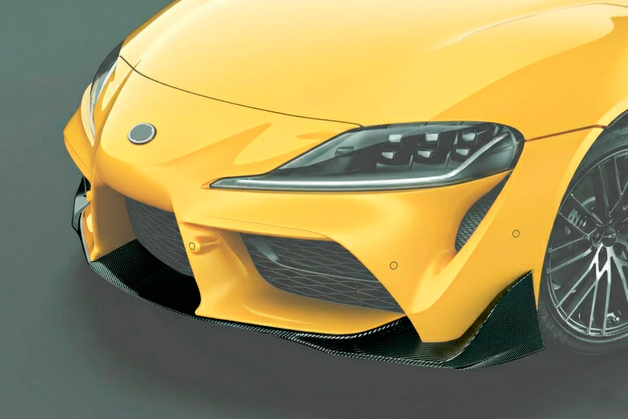 DRY CARBON FRONT LIP for TOYOTA GR SUPRA A90 2019+

Set includes:

Front Lip

Material: Dry Carbon

NOTE: Professional installation is required.

Why “Contact Us for Pricing”?

We don’t display fixed prices because our goal is to offer you the most competitive deal possible. Product costs often decrease over time, and by requesting a quote, you’ll receive our most up-to-date price on market.

SECURED PAYMENT METHODS&nbsp;
PayPal (+4.4% fee)
Visa / Mastercard / American Express (through PayPal)

Bank Wire tr