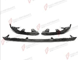 DRY CARBON FRONT LIP MP STYLE for BMW 2 SERIES G42 2021+
Set includes:

Front Lip
Material: Dry Carbon

NOTE: 3 pcs per set. Add-on type - installs over the original part. Professional installation is required.