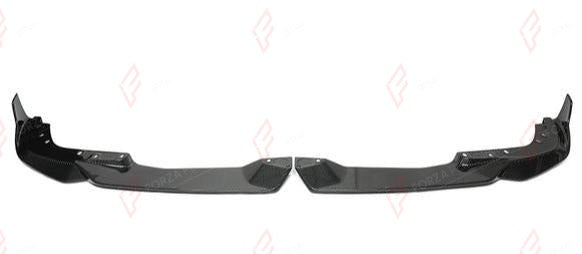 DRY CARBON FRONT LIP MP STYLE for BMW 3 SERIES G20 LCI 2022+
Set includes:

Front Lip
Material: Dry Carbon

NOTE: Add-on type - installs over the original part. Professional installation is required.