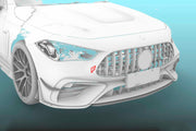 DRY CARBON FRONT LIP with CANARDS for MERCEDES-BENZ CLE53 AMG COUPE C236 A236 2023+

Set includes:

Front Lip
Front Canards

Material: Dry Carbon

NOTE: Professional installation is required