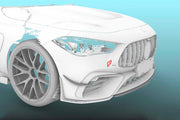 DRY CARBON FRONT LIP with CANARDS for MERCEDES-BENZ CLE53 AMG COUPE C236 A236 2023+

Set includes:

Front Lip
Front Canards

Material: Dry Carbon

NOTE: Professional installation is required