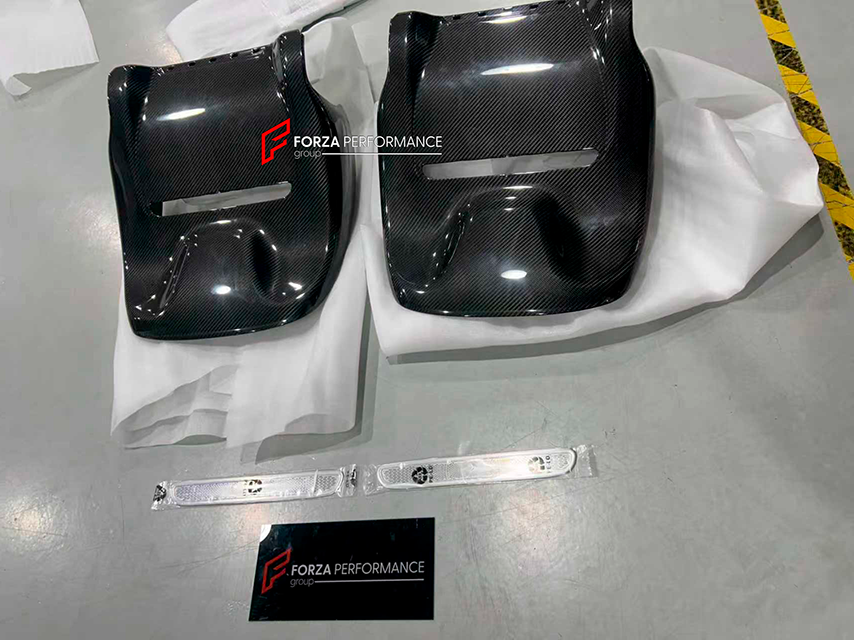DRY CARBON FRONT SEAT BACK COVERS for MERCEDES BENZ G-CLASS W465 G450 G350 G500 G550 AMG G63 2024+

Set includes:

Seat Covers

Material: Carbon Fiber

NOTE: Professional installation is required.