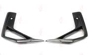 DRY CARBON FRONT SIDE DUCTS for BMW X3M F97 X4M F98 LCI 2021 - 2024
Set includes:

Front Side Ducts
Material: Dry Carbon

NOTE: Add-on type - installs over the original part. Professional installation is required.