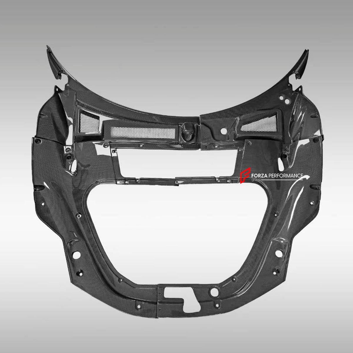 DRY CARBON FRONT STORAGE BOX for FERRARI SF90 Forza Performance Custom fit