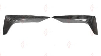 DRY CARBON FRONT UPPER SPLITTERS MP STYLE for BMW M2 F87 2016 - 2020