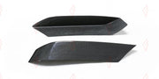 DRY CARBON FRONT UPPER SPLITTERS MP STYLE for BMW M3 F80 2015 - 2020
Set includes:

Front Upper Splitters
Material: Dry Carbon

NOTE: Add-on type - installs over the original part. Professional installation is required.