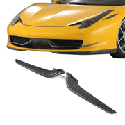 DRY CARBON FRONT WINGS FRONT BUMPER INTAKE TRIMS for FERRARI 458 2009 - 2015

Set includes:

Front Wings

Material: Carbon Fiber

NOTE: Professional installation is required.

CONTACT US FOR PRICING