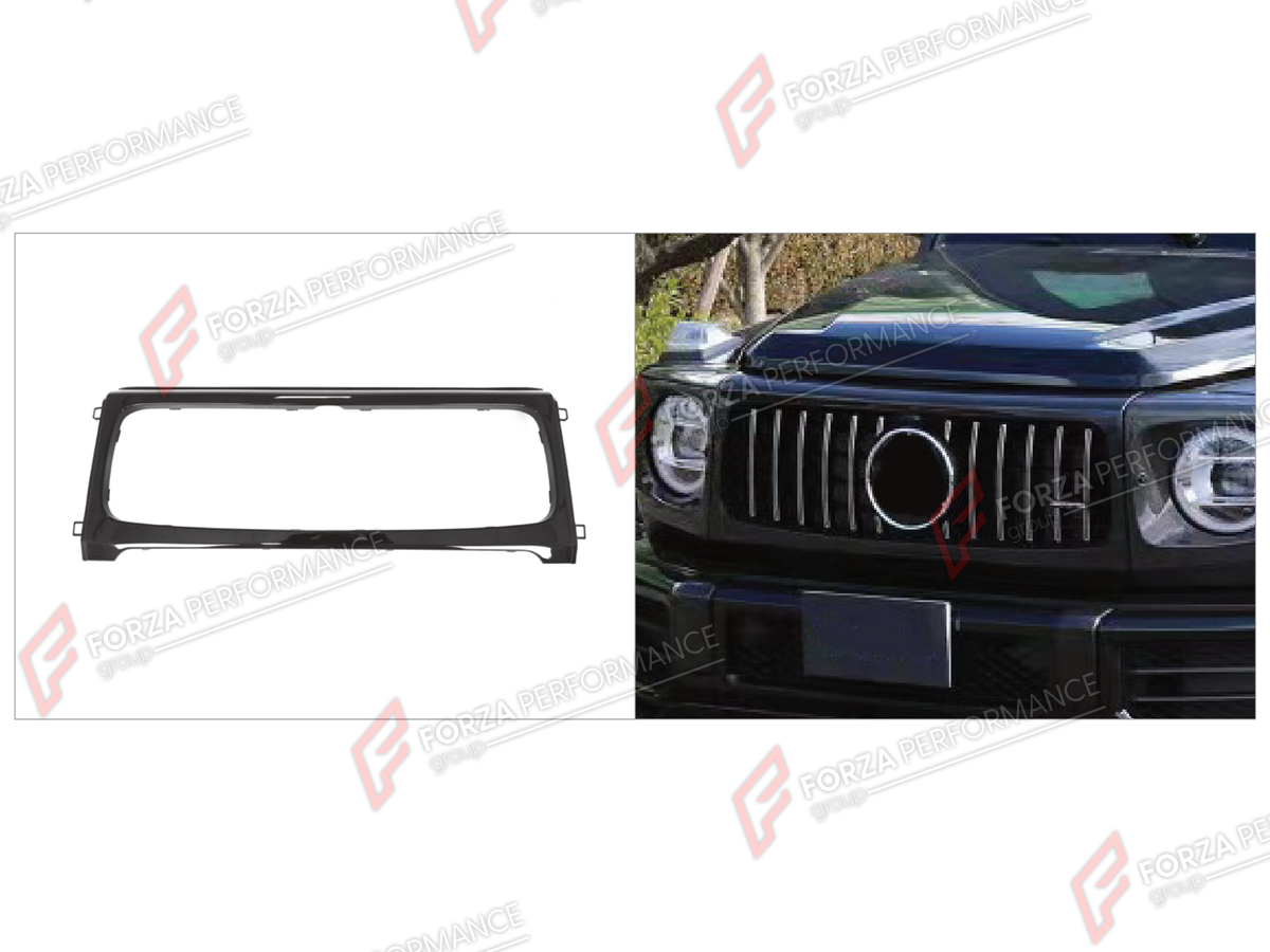 DRY CARBON GRILLE FRAME for MERCEDES-BENZ G-CLASS W465 G63 2025+ FORZA PERFORMANCE custom fit JCW

Set includes:
Grille Frame

Material: Dry Carbon

NOTE: Professional installation is required.