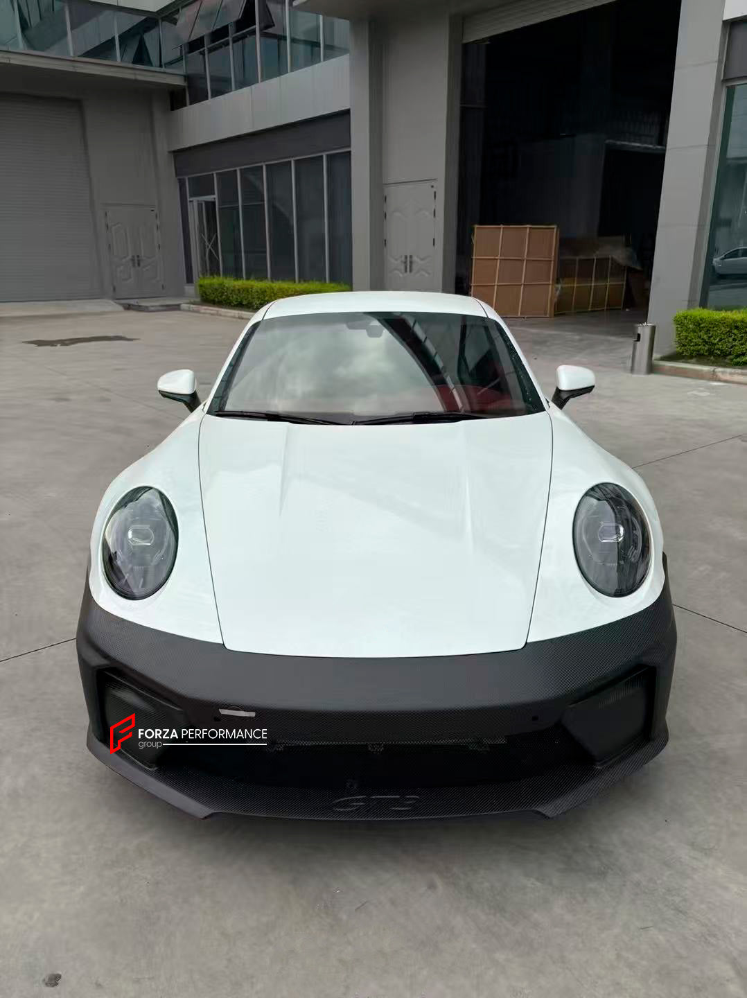 CONVERSION UPGRADE CARBON FRONT BUMPER for PORSCHE 911 992.2 CARRERA 2025+ upgrade to GT3