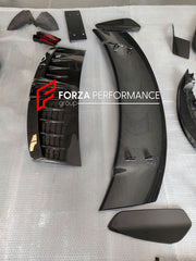 DRY CARBON GT3 STYLE REAR WING SPOILER for PORSCHE 911 992.2 CARRERA COUPE S T 4S 2024+ Forza Performance Custom fit

Set includes:
Rear Wing Spoiler

Material: Dry Carbon

NOTE: Engine Lid is required for Spoiler to be installed. Professional installation is required.