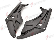 DRY CARBON HEADLIGHT COVERS for BMW M3 G80 2021+
Set includes:

Headlight Covers
Material: Dry Carbon

NOTE: For G80 M3 only. Add-on type - installs over the original part. Professional installation is required.