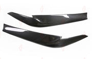 DRY CARBON HEADLIGHT EYELIDS for BMW 5 SERIES G30 2017 - 2023
Set includes:

Headlight Eyelids
Material: Dry Carbon

NOTE: Add-on type - installs over the original part. Professional installation is required.