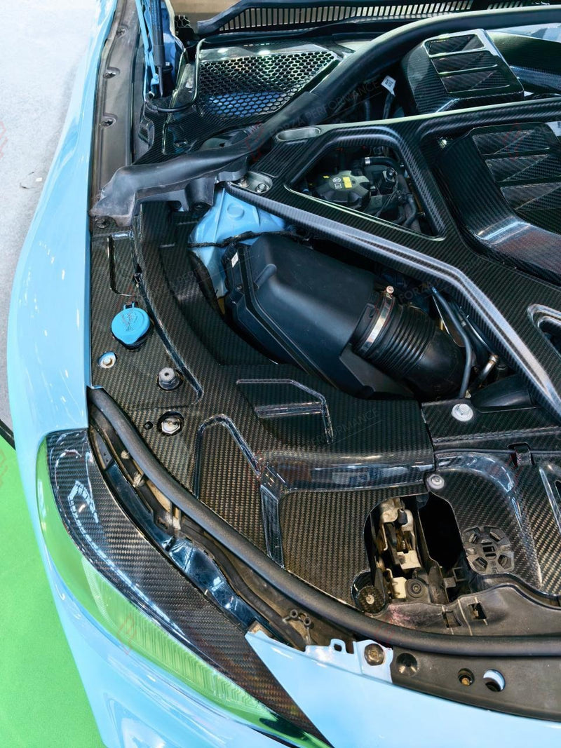 DRY CARBON HEADLIGHT TOP COVERS 2 PCS for BMW M2 G87 2023+