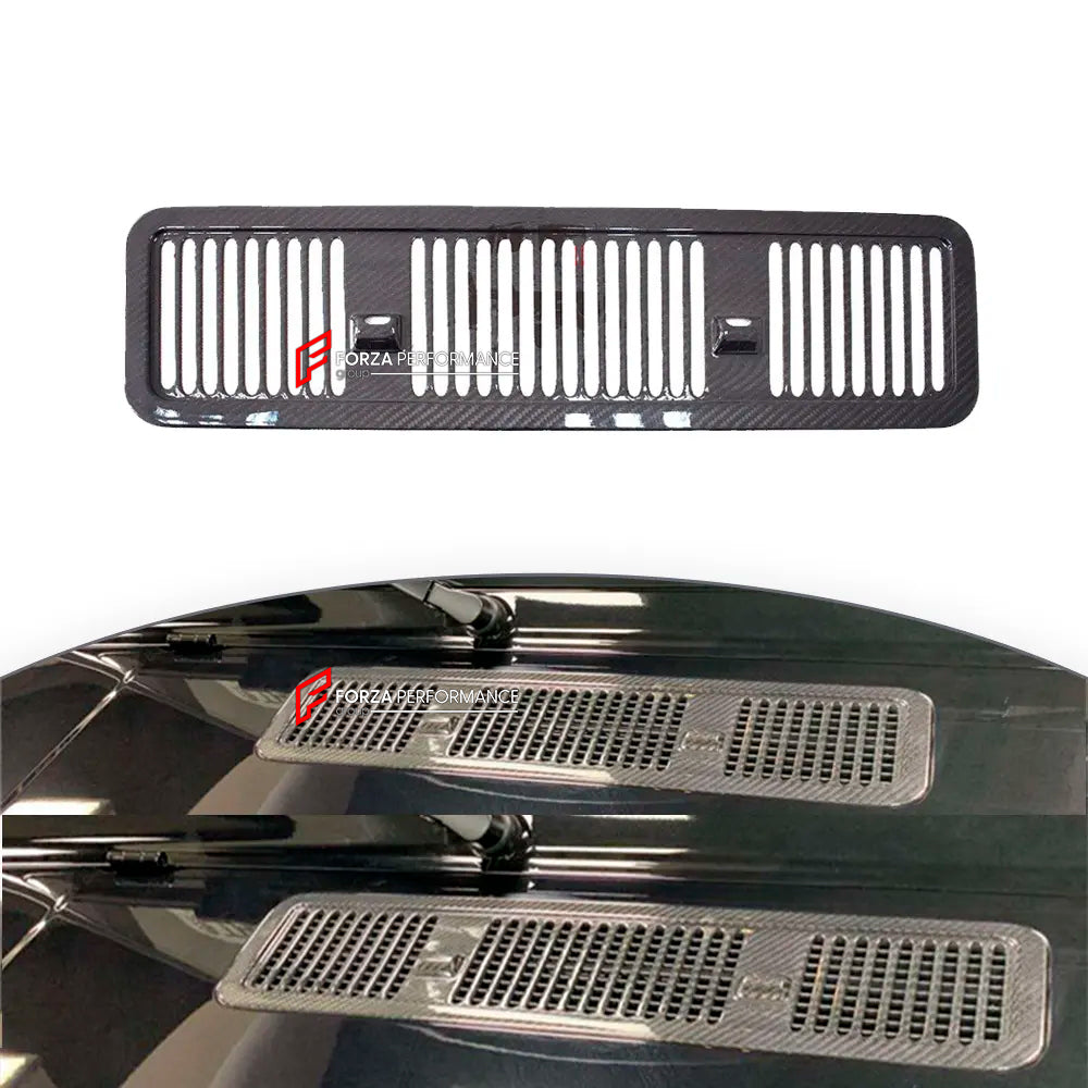 DRY CARBON HOOD AIR VENT COVER for MERCEDES-BENZ G-CLASS W465 G450 G350 G500 G550 AMG G63 2024+



Set includes:

Hood Air Vent

Material: Dry Carbon

NOTE: Professional installation is required