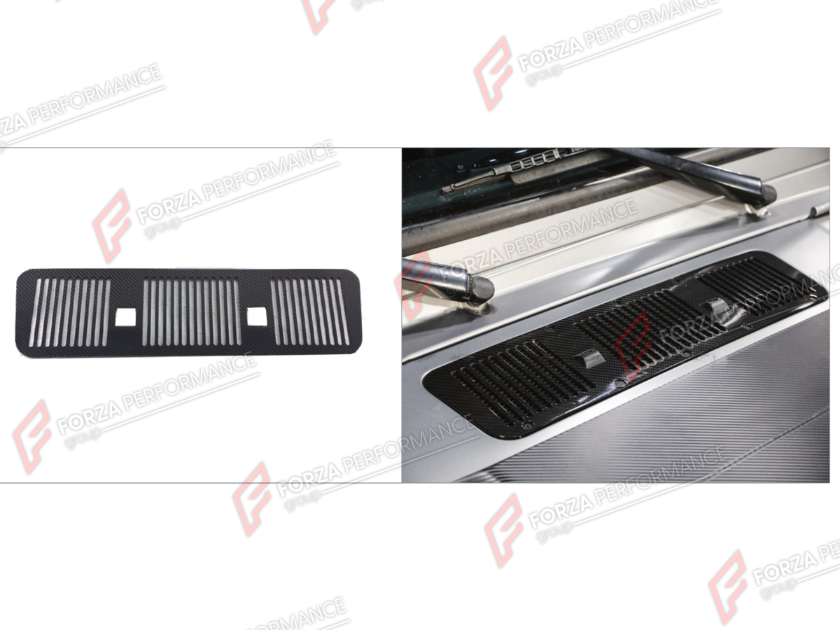 DRY CARBON HOOD BONNET AIR VENTS for MERCEDES-BENZ G-CLASS W463 2008 - 2018

Set includes:
Hood Bonnet Air Vents

Material: Dry Carbon

NOTE: Professional installation is required.